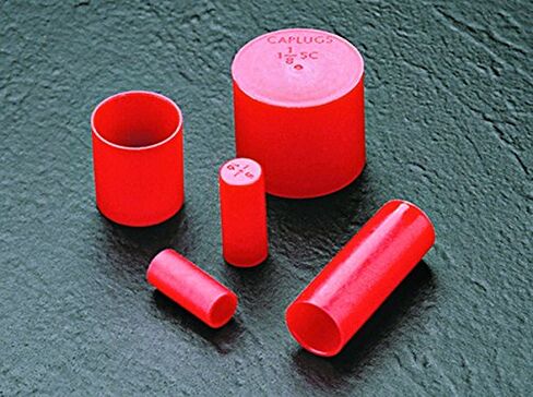 Caplugs SC-2 3/4 SC Series – Plastic Sleeve Cap for Tube Ends, 100 Pack, Red LD-PE, 2.750" W x 1.00" L Threaded and Non-Threaded Tubing, Rods, Masking, Painting, Plating, Grit-blasting (99191299) in Kuwait