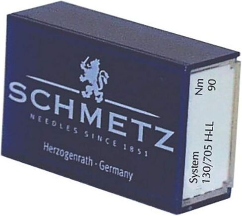 إبر ماكينة الخياطة جلد SCHMETZ (130/705 HLL / 15X2NTW) - مندوفة - مقاس 90/14 in Saudi Arabia