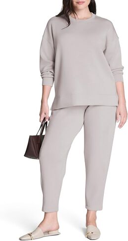 تونيك Spanx AirEssentials ذو رقبة دائرية - أسفل الورك، مقاس مريح - يوفر حماية من الأشعة فوق البنفسجية 50+ in Saudi Arabia