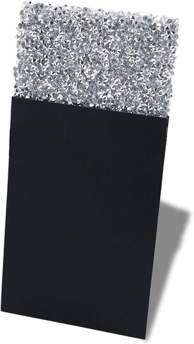 Rhinestone Prefolded Pocket Squares for Men, Mens Handkerchief Sparkly Crystal Pocket Square for Prom Party Wedding in Saudi Arabia