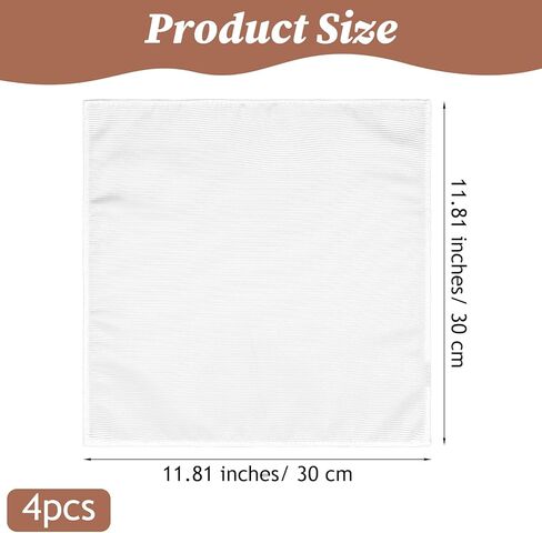 4 Pcs Black And White Pocket Square Set for Men Silk Like Handkerchief Pre Folded Pocket Squares Men's Handkerchiefs Soft Hankie Solid Towel Formal Premium Gent Hankies Reusable for Suit Accessories in Saudi Arabia