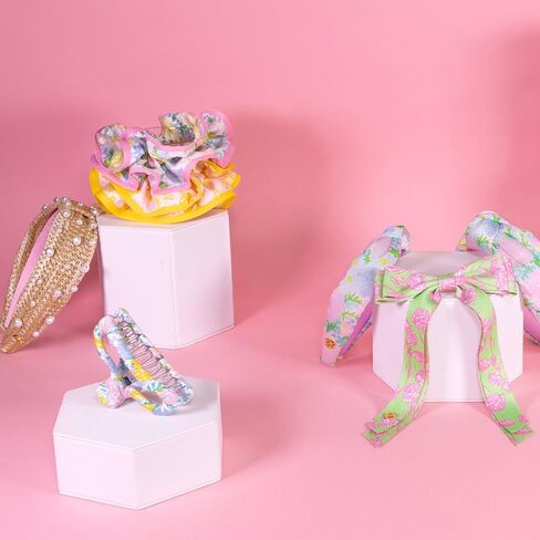 عصابة رأس للنساء من ليلي بوليتزر، عصابة رأس معقودة ملونة، إكسسوارات شعر لطيفة للنساء (الرافية) in Kuwait