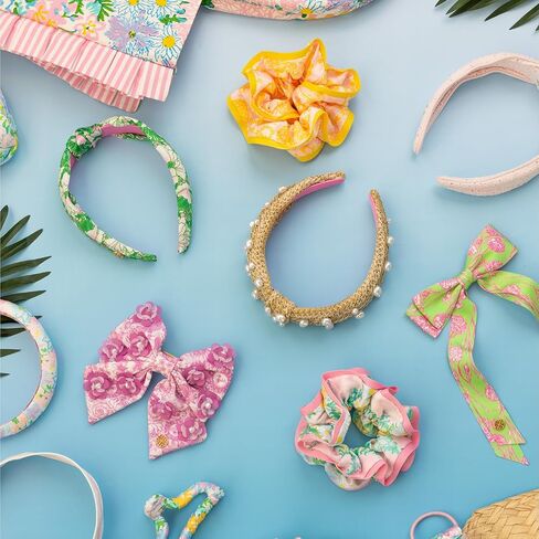 عصابة رأس للنساء من ليلي بوليتزر، عصابة رأس معقودة ملونة، إكسسوارات شعر لطيفة للنساء (الرافية) in Kuwait