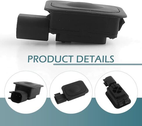 Rear Liftgate Hatch Release Switch, Rear Trunk Release Switch Button, Auto Tailgate Open Button Replacement, Compatible with Ford Edge Explorer F150 Fiesta Flex Fusion Escape (Black) in Saudi Arabia
