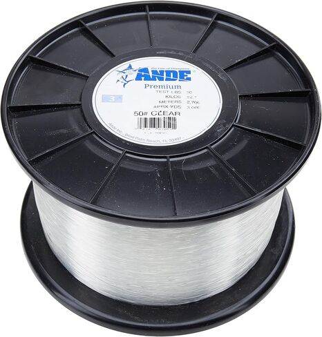 ANDE Monofilament Premium 1 lb Clear 80# Test aprox 600yd - Ande Inc PC00010080, Fishing Line in Kuwait