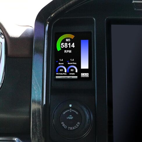 WAGNERTUNING MFD32 for Ford F150 F-150 MK14 (2021+) 3.2 بوصة TFT شاشة لمس رقمية متعددة الوظائف لدرجة الحرارة، غاز العادم، ضغط معزز، مقياس متعدد، مستشعرات لامدا WT37053 in Kuwait