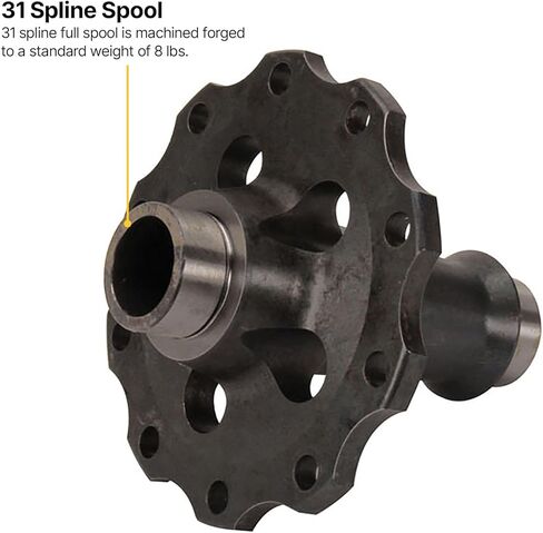 Speedway Motors 31 Spline Standard Steel بكرة كاملة ومجموعة إصلاح، تناسب Ford 9 بوصة، وتتضمن بطاقة تعريف كبيرة. معيار التطوير التنظيمي الناقل، محامل الترس، الحشوات، الحشيات والمزيد in Kuwait