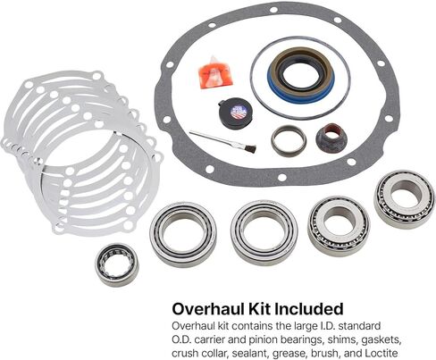 Speedway Motors 31 Spline Standard Steel بكرة كاملة ومجموعة إصلاح، تناسب Ford 9 بوصة، وتتضمن بطاقة تعريف كبيرة. معيار التطوير التنظيمي الناقل، محامل الترس، الحشوات، الحشيات والمزيد in Kuwait