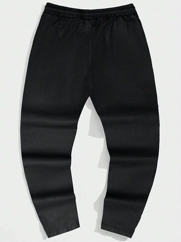 Men's Casual Grunge Baggy Sweatpants Hiking Stacked Flared Cargo Work Pants Studded Trousers in Saudi Arabia