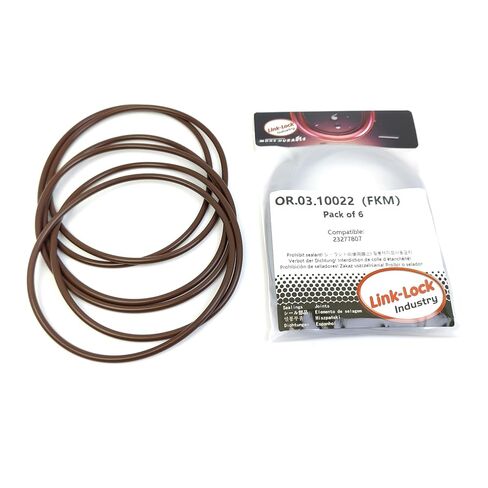 6 قطعة OR.03.10022 FKM Viton مجموعة حلقات مانعة للتسرب من علبة النقل 23277807 لكاديلاك XT5 3.6 LGX 8A/MT in Saudi Arabia