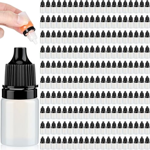 Maxcheck 400 Pieces 5ml Plastic Dropper Bottle Mini Squeeze Bottle with Caps Small Portable Mini Eye Dropper Bottle Clear Empty Squeezable Dropper Bottle Essential Oil Container for Liquids in Saudi Arabia