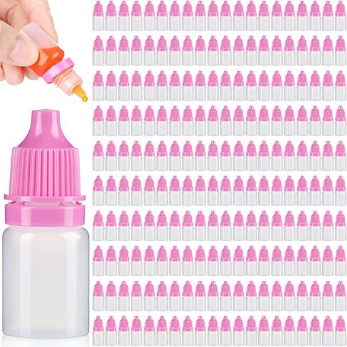 Maxcheck 400 Pieces 5ml Plastic Dropper Bottle Mini Squeeze Bottle with Caps Small Portable Mini Eye Dropper Bottle Clear Empty Squeezable Dropper Bottle Essential Oil Container for Liquids in Saudi Arabia
