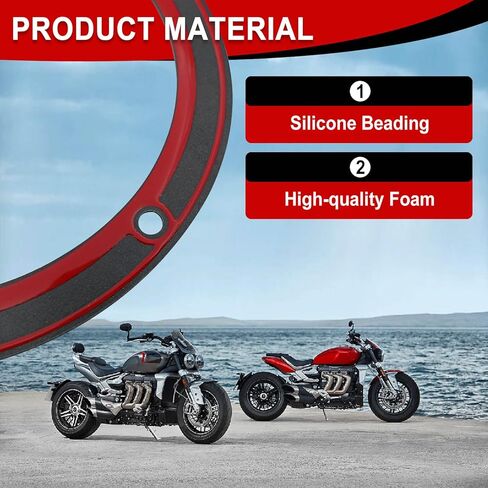 حشية غطاء ديربي ذات 5 فتحات مزدوجة متوافقة مع Harley Touring Dyna Fatboy Electra Softail Glide FXD 1999-2016 استبدال #25416-99X (قطعة واحدة) in Saudi Arabia