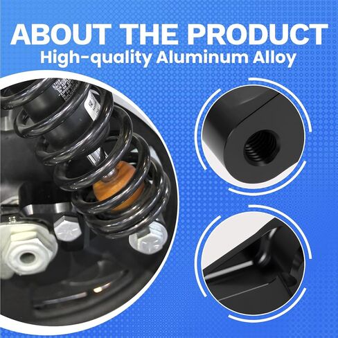 1 Inch Lowering Blocks Kit for 2002-2025 Harley Davidson, Rear Slam Lowering Blocks Kit for Touring Street Glide, Road King, Electra Glide, Road Glide, Ultra Limited, CVO Limited (Black) in Saudi Arabia