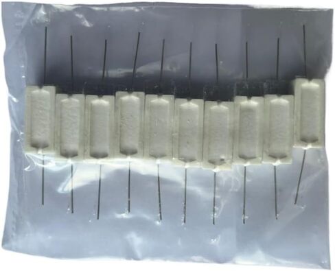 10 Pcs 5W Cement Resistor 0.5 2 30 33 100 330 1K ohm Ceramic Wirewound Resistors SQP5W 5Watt 0.22ohm 5ohm 47ohm Fixed Resistance(3R(保健品)) in Saudi Arabia