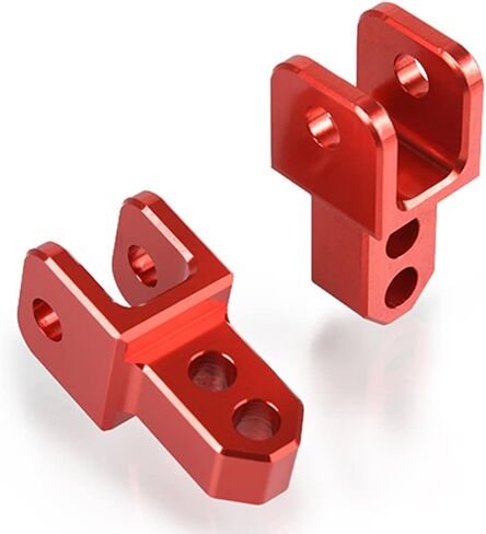 M10 Universal Motorcycle Rear Socks Extenders Rear Chasis Suspension Extension Damper Shock Absorption Heightening Adapter Clevis Compatible with Motorbike Dirt Bike ATV Red (2 Pcs) in Kuwait