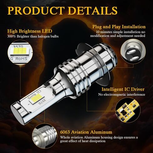متوافق مع مصابيح Kubota L3710 L3800 L3830 L3901 L4200 L3130 DT/GST/HST/F، المصابيح الأمامية للجرارات، التوصيل والتشغيل، 6000K أبيض، حزمة من 2 in Kuwait