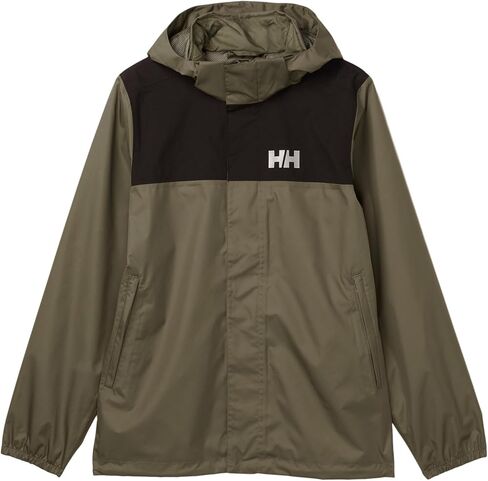 Helly-Hansen Vancouver Rain Jacket for Juniors, Waterproof HELLY TECH Protection, Seam-Sealed, Detachable Hood, Elastic Cuffs in Saudi Arabia