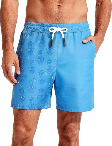 Men’s Swim Trunks Water-Reveal Print Quick-Dry Waterproof Beach Shorts Compression Liner, S-XXL in Saudi Arabia