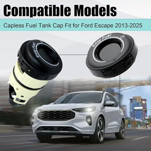 غطاء خزان الوقود بدون غطاء متوافق مع فورد إسكيب 2013-2025، استبدال BU5A-9D000-LE in Kuwait