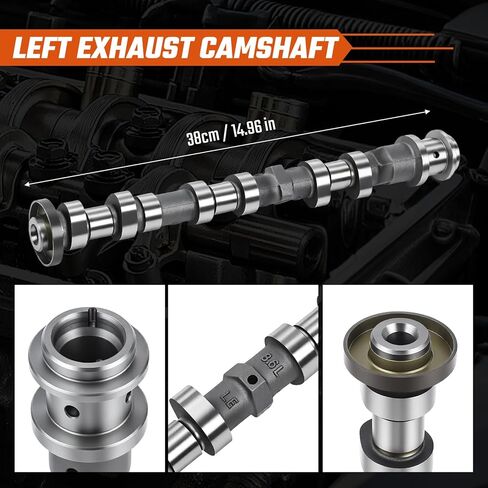 5048029AD 3.6L عمود الحدبات العادم الجانب الأيسر مناسب لكرايسلر، مناسب لدودج، مناسب لسيارة جيب رانجلر جراند شيروكي، مناسب لرام 1500 3.6L V6 2016-2024، استبدل 5048029AA 5048029AB 5048029AC 05048029AD in Kuwait