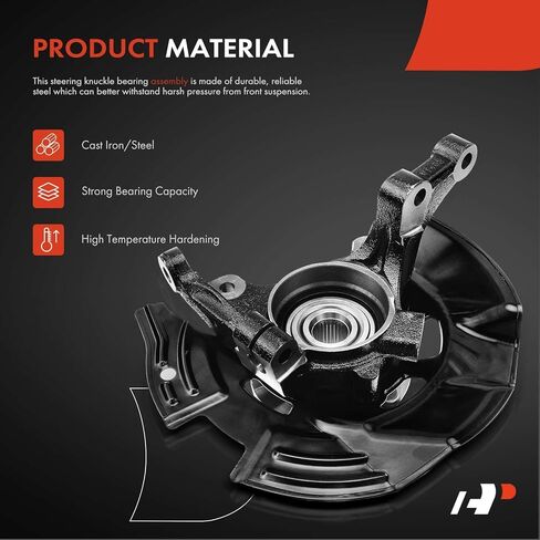مجموعة محور القيادة ومفصل العجلة الممتازة متوافقة مع Hyundai Sonata 2011 2012 2013 L4 2.0L، (بدون تعليق رياضي)، جانب السائق الأيسر الأمامي، استبدال # 517153R010، 517553R000 in Saudi Arabia