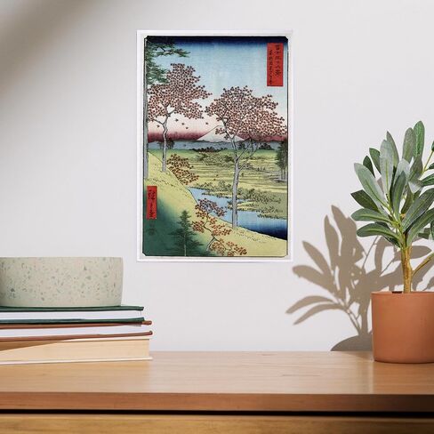 Lantern Press 8x12 Inch Art Print Wall Decor, Sunset Hill, Meguro in the Eastern Capitol, Japanese Wood-Cut Print in Saudi Arabia