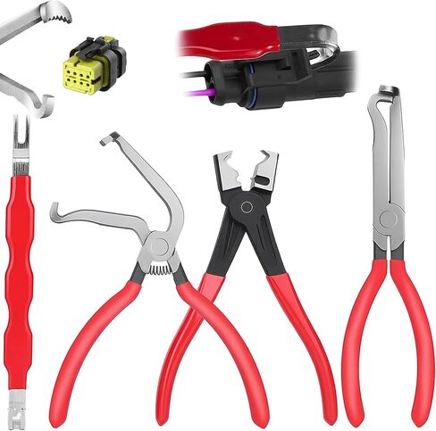 2Pcs Automotive Electrical Terminal Connector Separator Removal Tool,Electrical Connector Removal Tool Universal for Most Vehicles Gloves in Saudi Arabia