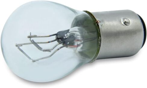Technical Precision Replacement for Tungsram 1078 Light Bulb 21W 24V S8 Indicator Bulb - S8 Automotive Incandescent Lamps - BAY15D Base - Clear Finish - 2 Pack in Kuwait