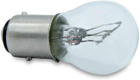 Technical Precision Replacement for Tungsram 1078 Light Bulb 21W 24V S8 Indicator Bulb - S8 Automotive Incandescent Lamps - BAY15D Base - Clear Finish - 2 Pack in Kuwait