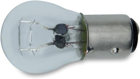 Technical Precision Replacement for Tungsram 1078 Light Bulb 21W 24V S8 Indicator Bulb - S8 Automotive Incandescent Lamps - BAY15D Base - Clear Finish - 2 Pack in Kuwait