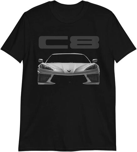 2021 2022 Sports Car C8 Owner Short-Sleeve Unisex T-Shirt Black in Saudi Arabia