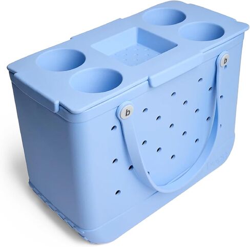 BOGG BAG Top o' the Bogg to Ya – Removable Tray Top for Large Tote – Durable, Washable Snack or Drink Station – Beach, Pool, Boat, Sports (For Shore White) in Kuwait