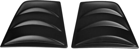FREEMOTOR802 Compatible with 2011-2023 Dodge Charger Quarter Window Louvers, V3 Style Matte Black PP Side Windshield Sun Shade Cover in Saudi Arabia