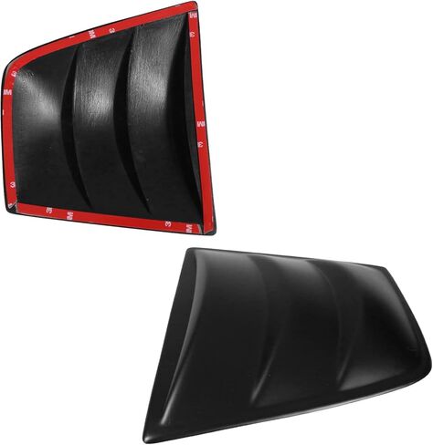 FREEMOTOR802 Compatible with 2011-2023 Dodge Charger Quarter Window Louvers, V3 Style Matte Black PP Side Windshield Sun Shade Cover in Saudi Arabia