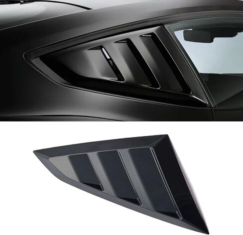 ظلال واقيات النوافذ مناسبة لسيارة Ford Mustang 2024 2025 2026، أغطية فتحات التهوية ABS (مظهر ألياف الكربون) in Saudi Arabia