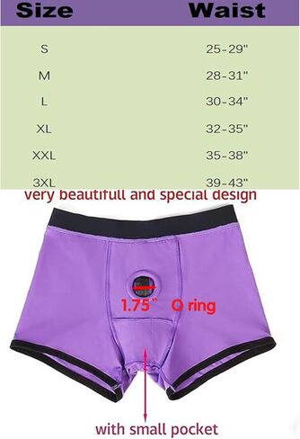 ملابس داخلية بحزام سراويل داخلية بدون حمالات للرجال والنساء باللون الأرجواني in Kuwait