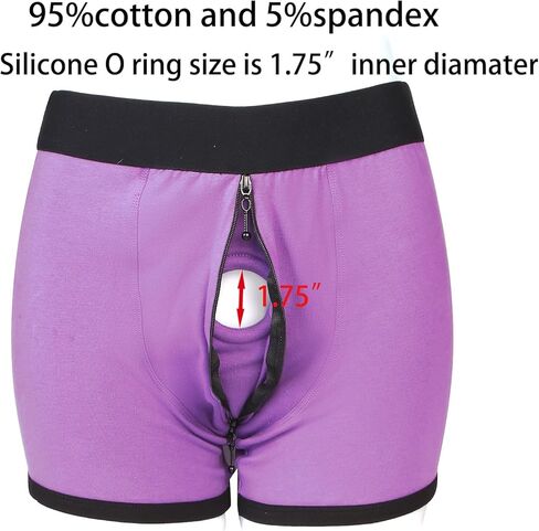 ملابس داخلية بحزام سراويل داخلية بدون حمالات للرجال والنساء باللون الأرجواني in Kuwait