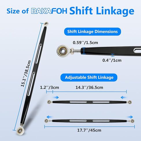 Black Slotted Style Motorcycle Shift Linkage Gear Shifter Rod Linkage for Indian Scouts Hussar Bobber and Scout Sixty 2025+ Shift Accessories in Saudi Arabia