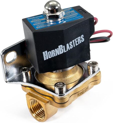 صمام هواء كهربائي عالي التدفق من HornBlasters 24 فولت 1/2 بوصة - 1/2 بوصة NPT - 217 رطل لكل بوصة مربعة أقصى ضغط in Kuwait