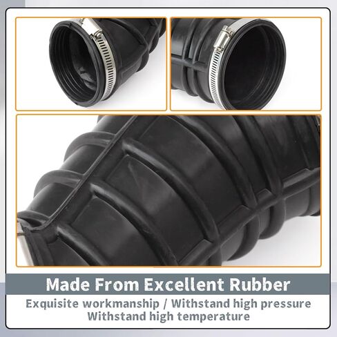 696-065 خرطوم أنبوب مدخل نظيف للمحرك مع مشابك متوافقة مع Ford F-250 F-350 F-450 F-550 Super Duty 1999-2003 بديل للرحلة 2000-2003 7.3L V8 استبدال الأنابيب 696065 F81Z9C681BA in Kuwait