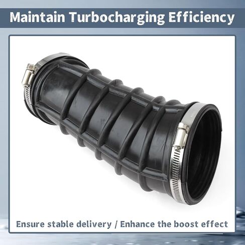 696-065 خرطوم أنبوب مدخل نظيف للمحرك مع مشابك متوافقة مع Ford F-250 F-350 F-450 F-550 Super Duty 1999-2003 بديل للرحلة 2000-2003 7.3L V8 استبدال الأنابيب 696065 F81Z9C681BA in Kuwait