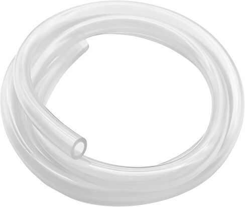 Fuel Line Hose, ID 5mm x OD 8mm Gas Tube Fuel Hose, Flexible Rubber Tubing Carburetor Fuel Vent Line, Professional Petrol Pipe Replacement for Motorcycle Petrol Diesel System (White) in Kuwait