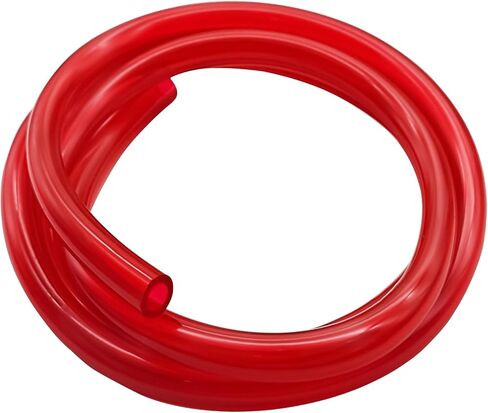 Fuel Line Hose, ID 5mm x OD 8mm Gas Tube Fuel Hose, Flexible Rubber Tubing Carburetor Fuel Vent Line, Professional Petrol Pipe Replacement for Motorcycle Petrol Diesel System (White) in Kuwait