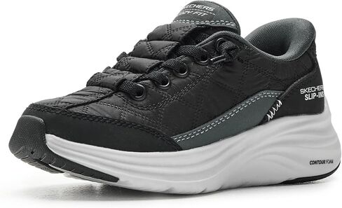 حذاء رياضي Skechers للأولاد بدون استخدام اليدين سهل الارتداء من الفوم بمقاس مريح 403892l (للأطفال الكبار الصغار) in Kuwait