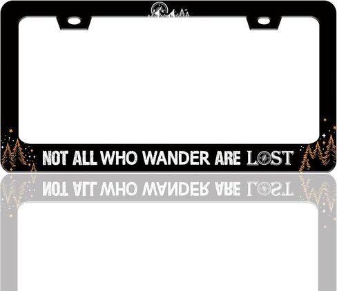 زهور زجاجية جميلة نمط إطار لوحة الترخيص الأزهار حامل لوحة ترخيص الفولاذ المقاوم للصدأ لعلامات السيارات الأمامية والخلفية مضحك لإكسسوارات تزيين السيارة مع مسامير 6.3 × 12.2 بوصة للرجال والنساء in Kuwait