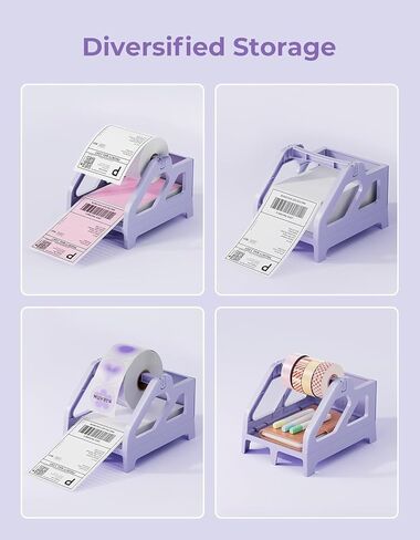 MUNBYN Bluetooth Thermal Label Printer 941B+Pink Shipping Labels+Purple Label Holder+Shipping Scale, Accurate 66lb/0.1oz Postal Scale with Sweet Pink Style in Saudi Arabia