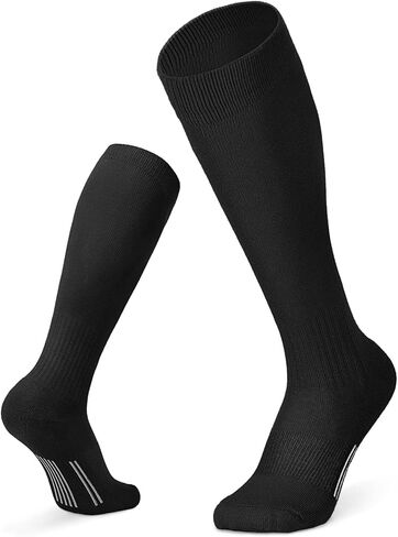 JASGOOD Soccer Socks Kids Baseball Softball Sock Youth Boys Girls Women Men Football Sock for Adult Team Sport Athletic Socks in Saudi Arabia