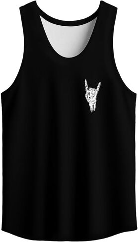 Tank Tops Men Graphic Mens Tank Top Summer Workout Gym Men’s Tank Tops Casual Beach Big and Tall 4th of July in Saudi Arabia