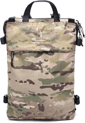 Helinox TERG All Way Square Backpack, Outdoor High-Performance Bag 20L, 1.9lbs, Rugged Materials, Waterproof Zippers, Lightweight and Versatile for Daily Commutes and Weekend Trips, Multicam in Saudi Arabia